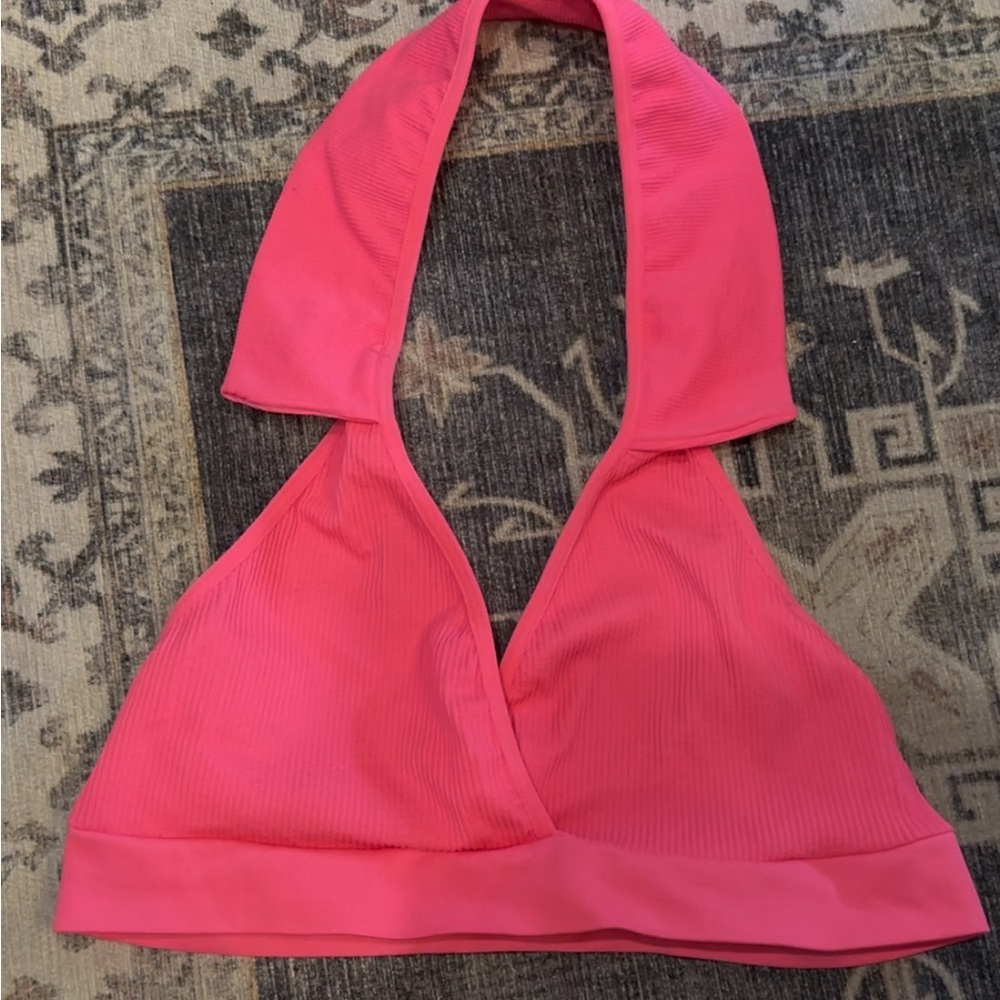 🛍️ 3FOR20 | Urban Outfitters | Vibrant Hot Pink Halter Top Halter Bra | XL | NWT